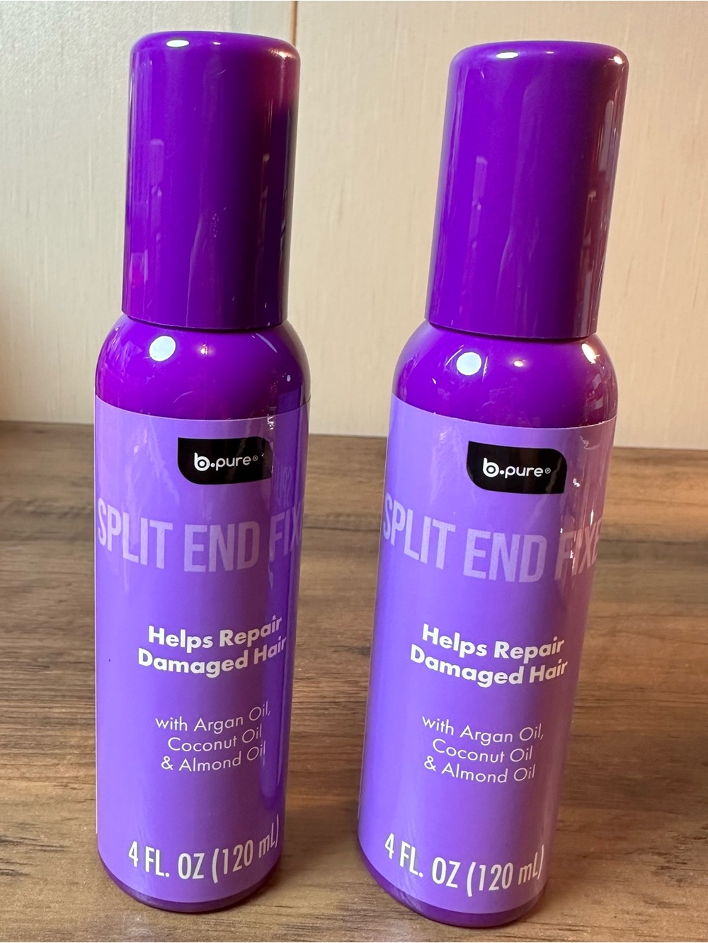 b-pure 2pk Hair Split End Fixer Helps Repair Damaged Hair Argan Oil Coconut Oil